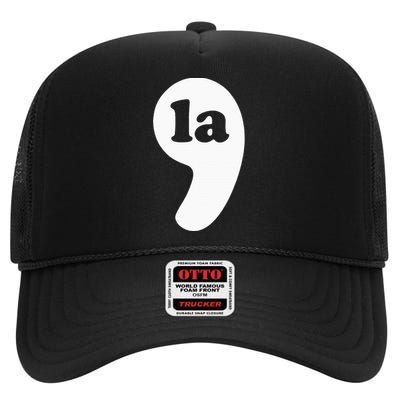 Comma La Kamala Harris High Crown Mesh Back Trucker Hat