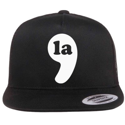 Comma La Kamala Harris Flat Bill Trucker Hat