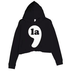 Comma La Kamala Harris Crop Fleece Hoodie