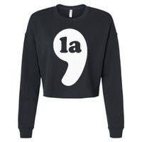 Comma La Kamala Harris Cropped Pullover Crew