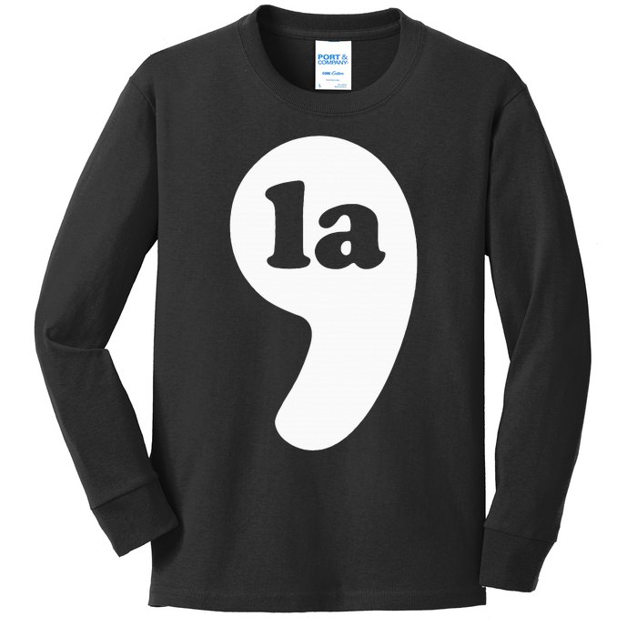 Comma La Kamala Harris Kids Long Sleeve Shirt