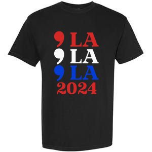 Comma La Kamala Vote For 2024 President Kamala Harris Garment-Dyed Heavyweight T-Shirt