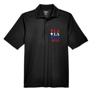 Comma La Kamala Vote For 2024 President Kamala Harris Men's Origin Performance Pique Polo