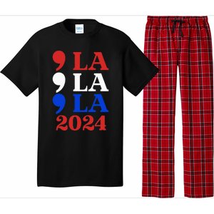 Comma La Kamala Vote For 2024 President Kamala Harris Pajama Set