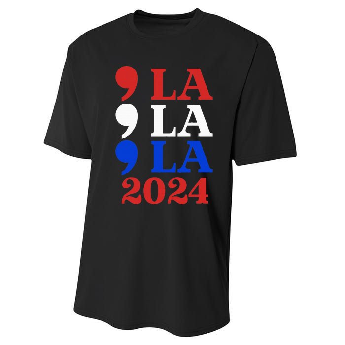 Comma La Kamala Vote For 2024 President Kamala Harris Performance Sprint T-Shirt