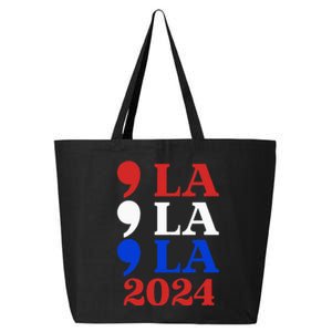 Comma La Kamala Vote For 2024 President Kamala Harris 25L Jumbo Tote