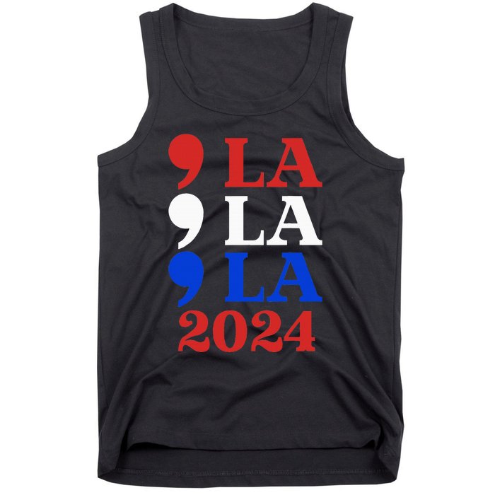 Comma La Kamala Vote For 2024 President Kamala Harris Tank Top