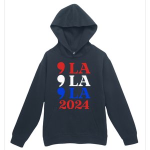 Comma La Kamala Vote For 2024 President Kamala Harris Urban Pullover Hoodie