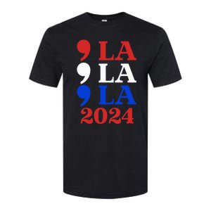 Comma La Kamala Vote For 2024 President Kamala Harris Softstyle CVC T-Shirt