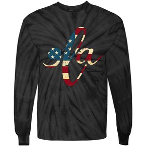 Comma La Kamala Harris 2024 Tie-Dye Long Sleeve Shirt