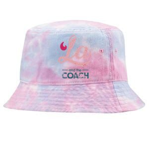 Comma La Kamala Harris Tim Walz Coach 2024 La Comma Tie-Dyed Bucket Hat