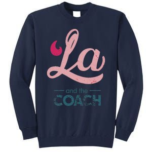 Comma La Kamala Harris Tim Walz Coach 2024 La Comma Tall Sweatshirt