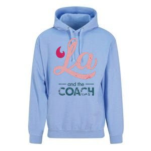 Comma La Kamala Harris Tim Walz Coach 2024 La Comma Unisex Surf Hoodie