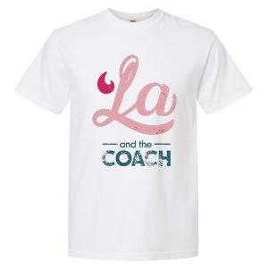 Comma La Kamala Harris Tim Walz Coach 2024 La Comma Garment-Dyed Heavyweight T-Shirt