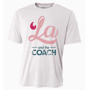 Comma La Kamala Harris Tim Walz Coach 2024 La Comma Cooling Performance Crew T-Shirt