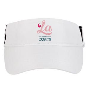 Comma La Kamala Harris Tim Walz Coach 2024 La Comma Adult Drive Performance Visor