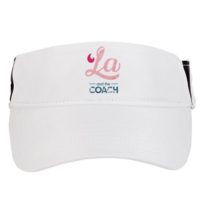 Comma La Kamala Harris Tim Walz Coach 2024 La Comma Adult Drive Performance Visor