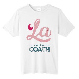 Comma La Kamala Harris Tim Walz Coach 2024 La Comma Tall Fusion ChromaSoft Performance T-Shirt