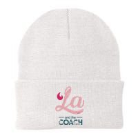 Comma La Kamala Harris Tim Walz Coach 2024 La Comma Knit Cap Winter Beanie