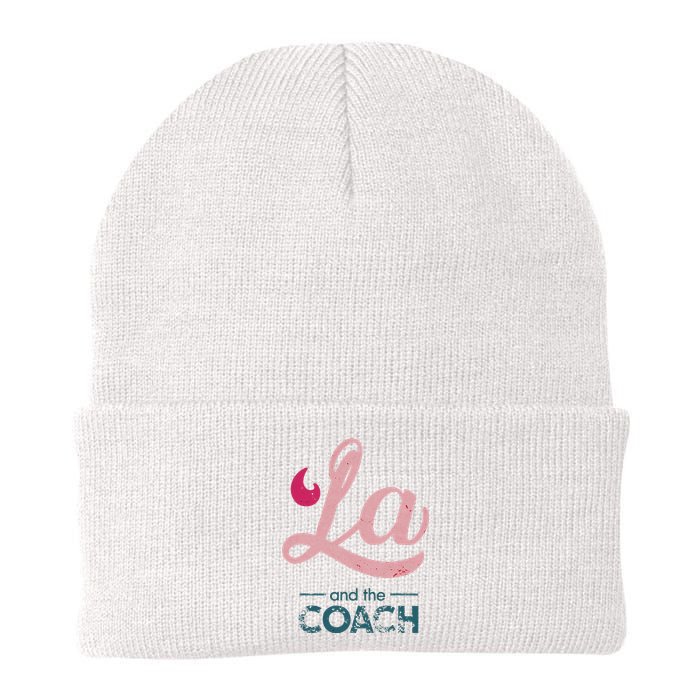 Comma La Kamala Harris Tim Walz Coach 2024 La Comma Knit Cap Winter Beanie