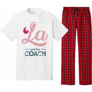 Comma La Kamala Harris Tim Walz Coach 2024 La Comma Pajama Set