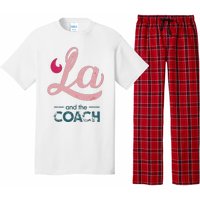 Comma La Kamala Harris Tim Walz Coach 2024 La Comma Pajama Set