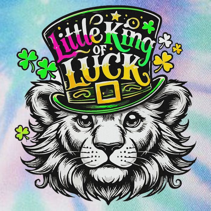 Cool Little King Of Luck St. Patrick’S Day Legacy Tie Dye Trucker Hat