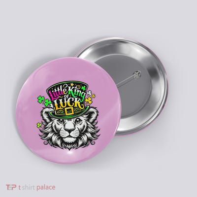 Cool Little King Of Luck St. Patrick’S Day Button