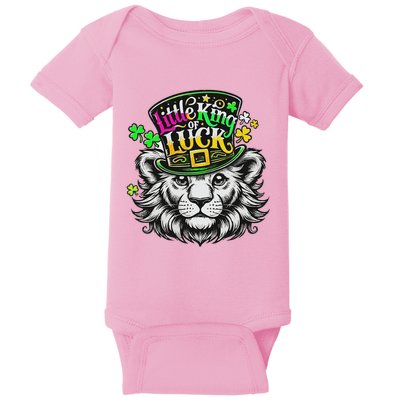 Cool Little King Of Luck St. Patrick’S Day Baby Bodysuit