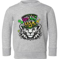Cool Little King Of Luck St. Patrick’S Day Toddler Sweatshirt
