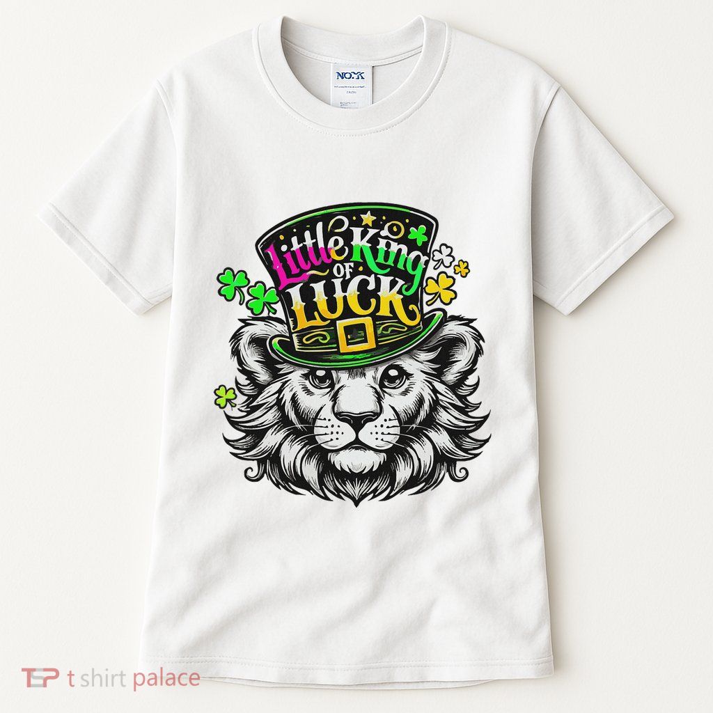 Cool Little King Of Luck St. Patrick’S Day Tall T-Shirt