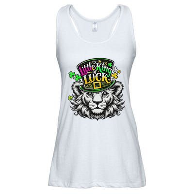Cool Little King Of Luck St. Patrick’S Day Ladies Essential Flowy Tank