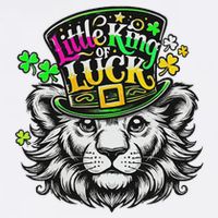 Cool Little King Of Luck St. Patrick’S Day Flatbill Hat