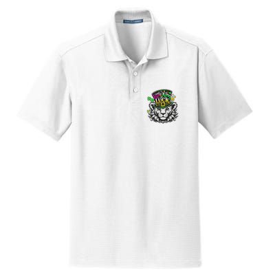 Cool Little King Of Luck St. Patrick’S Day Dry Zone Grid Polo