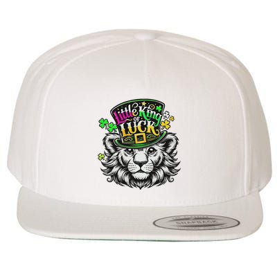 Cool Little King Of Luck St. Patrick’S Day Wool Snapback Cap
