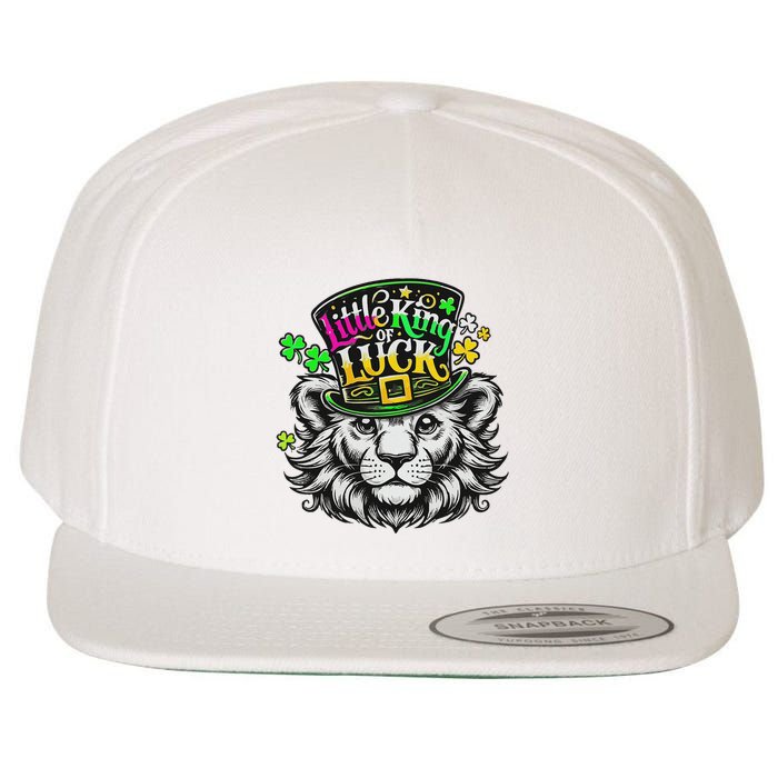 Cool Little King Of Luck St. Patrick’S Day Wool Snapback Cap