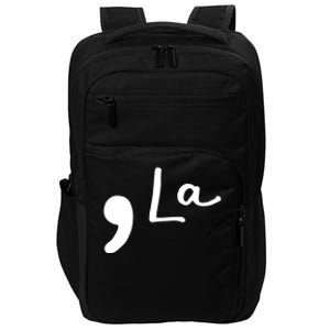 Comma La Kamala Harris Funny Democrat Support 2020 Biden Cool Gift Impact Tech Backpack