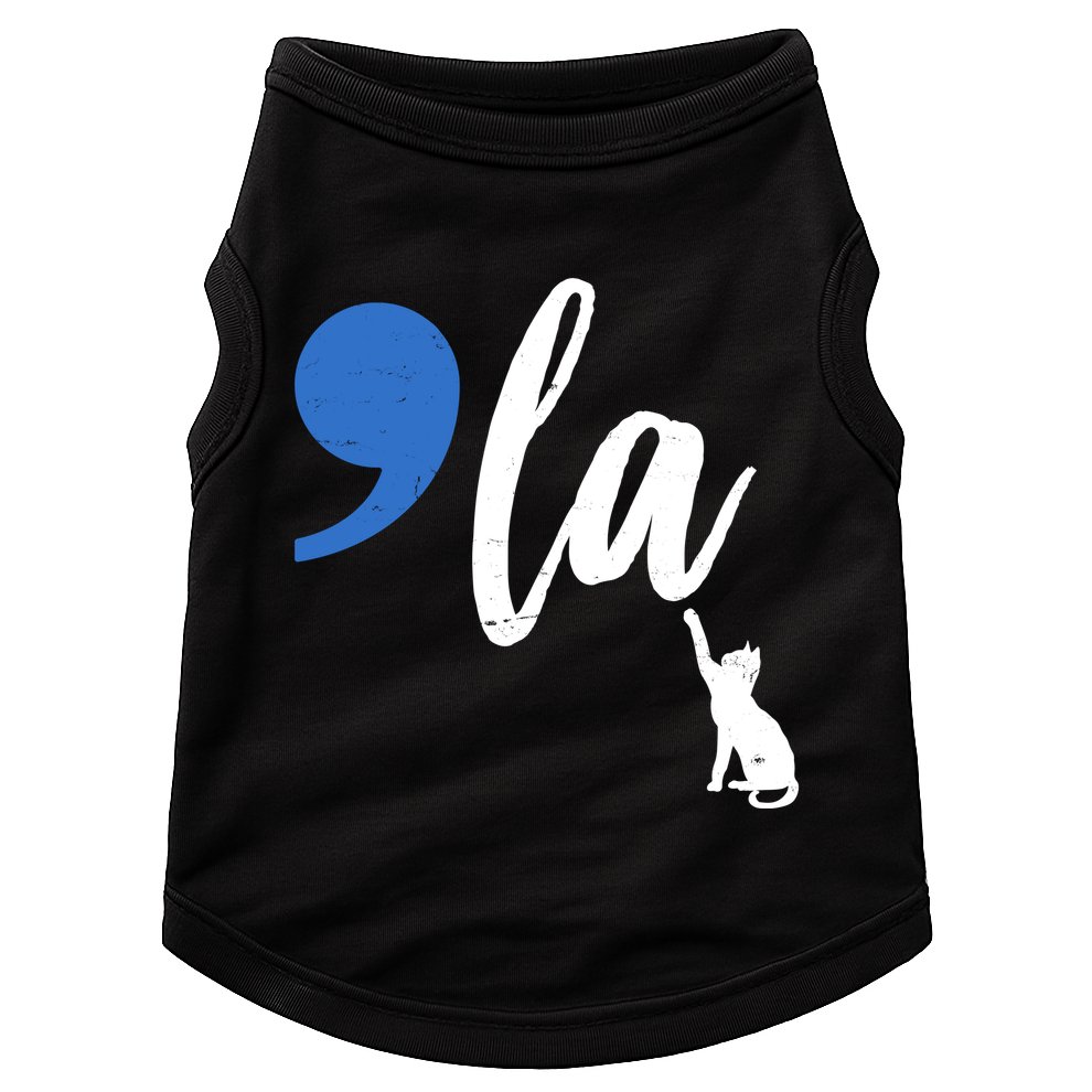 Comma La Kamala Harris Childless Cat Lady Doggie Tank