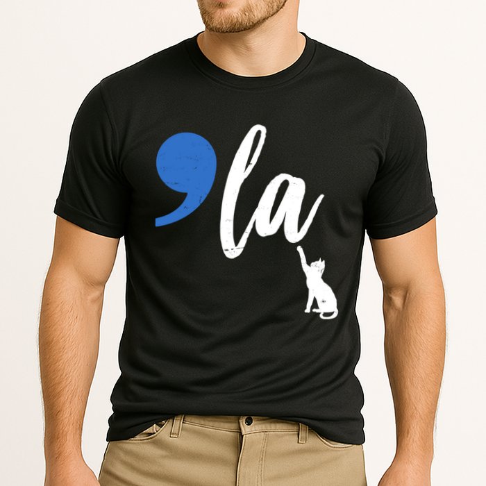 Comma La Kamala Harris Childless Cat Lady Cooling Performance Crew T-Shirt