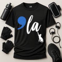 Comma La Kamala Harris Childless Cat Lady Cooling Performance Crew T-Shirt