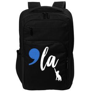 Comma La Kamala Harris Childless Cat Lady Impact Tech Backpack