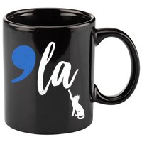 Comma La Kamala Harris Childless Cat Lady 11oz C Handle Ceramic Mug
