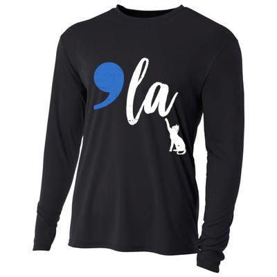 Comma La Kamala Harris Childless Cat Lady Cooling Performance Long Sleeve Crew