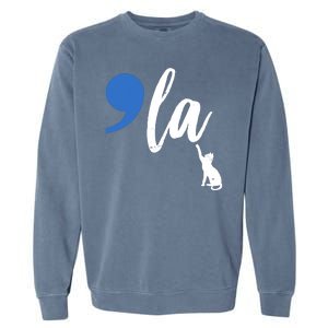 Comma La Kamala Harris Childless Cat Lady Garment-Dyed Sweatshirt