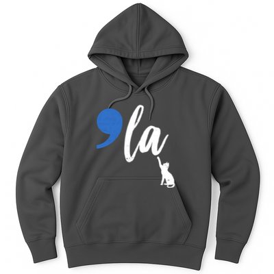 Comma La Kamala Harris Childless Cat Lady Hoodie