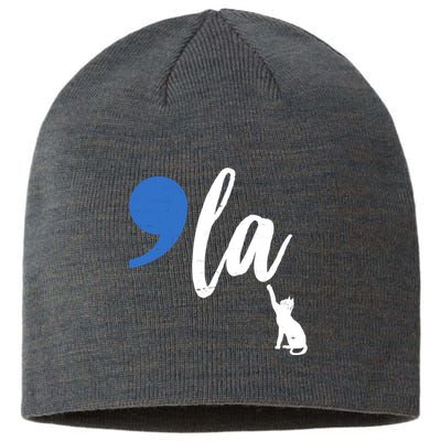 Comma La Kamala Harris Childless Cat Lady Sustainable Beanie