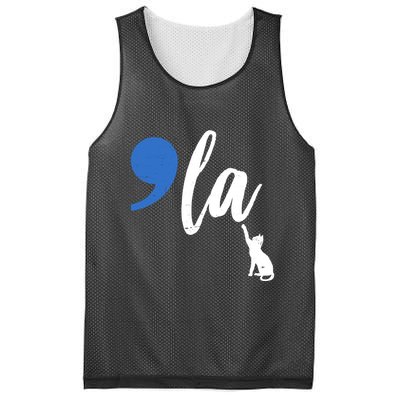 Comma La Kamala Harris Childless Cat Lady Mesh Reversible Basketball Jersey Tank
