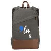 Comma La Kamala Harris Childless Cat Lady Cotton Canvas Backpack