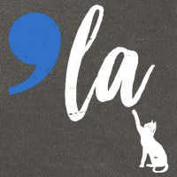 Comma La Kamala Harris Childless Cat Lady Cotton Canvas Backpack