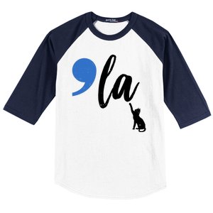 Comma La Kamala Harris Childless Cat Lady Baseball Sleeve Shirt